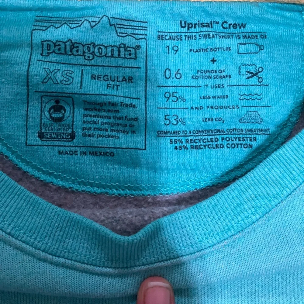 Patagonia Women's Ridge Rise Stripe Uprisal Crewneck Sweatshirt - Picture 8 of 10